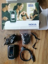 Nokia 6131 Klapphandy, Schwarz, Inkl. Netzteil, ohne Simlock