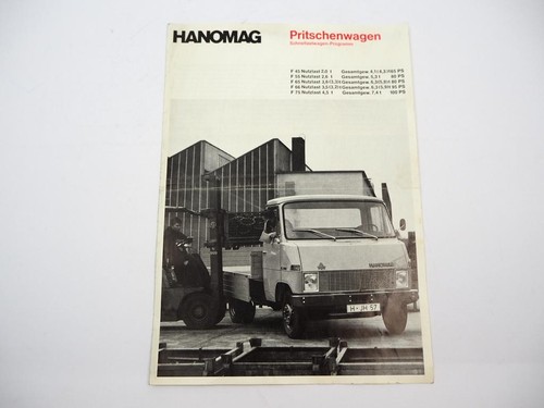 Original prospekt hanomag f45 - original,