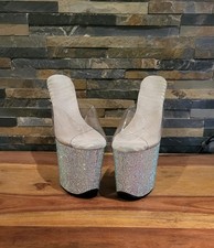 Pleaser -PLATEAU HIGH HEELS-Poledance Gr.39~ Bejeweled-812RS