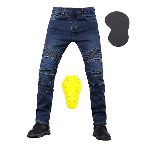 Herren fitted motorrad jeans - ,