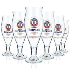 6x Erdinger Bier Glas