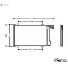 KONDENSATOR KLIMAANLAGE MS5219