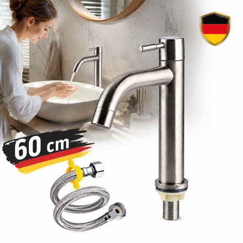 Edelstahl kaltwasserhahn - edelstahl,