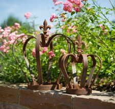 Hübsche Krone Rost D20xH27cm