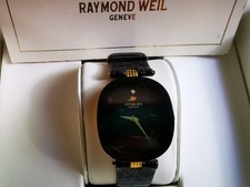 Raimond Weil Uhr Othello 18 Karat Goldauflage