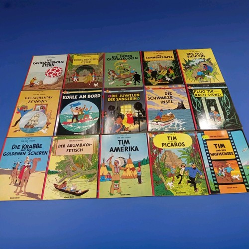 15x tim und struppi - tim, comics