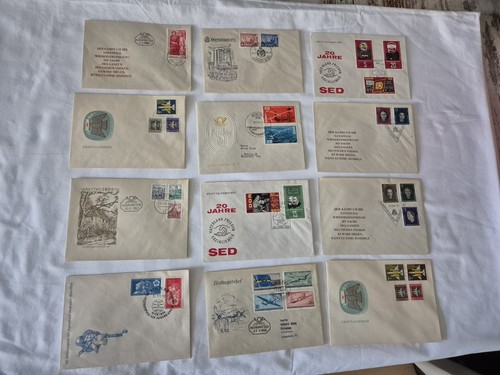 Ddr ersttagsbriefe fdc - fdc, lot