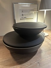 Tupperware Allegra Schüssel Set Servierschale Gold Schwarz 2tlg 3,5 + 1,5 L