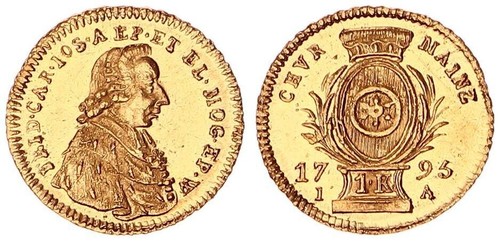 Erzbistum mainz dukat gold - 1/4,