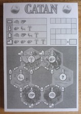 Die Siedler von Catan DAS WÜRFELSPIEL 1 Original Ersatzblock mit 60 Blättern