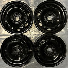 4 original VW steel rims 5Jx14