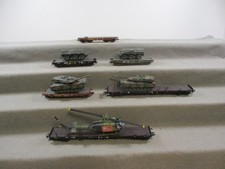 Märklin H0 Güterwagen Set 6.-teilig Flachwagen mit Ladung ohne OVP EP47