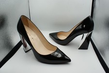 Capitini Italy Vero Cuoio voll Leder Lackleder High Heel Blockabsatz Pumps Gr.40