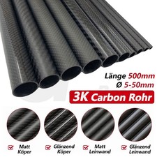 CFK Rohr 3K Carbon