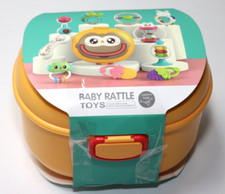 Otthoni Rassel Beißring Baby Spielzeug 0 3 6 9 Monate,10 Stück,Greifen,Rasseln