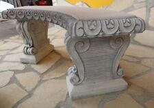 Gartenbank, gebogen, blatt