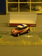Herpa Mini Cooper in rot/weiss