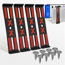 Kennzeichenhalter Kennzeichenhalterung rahmenlos 5mm flach Nummernschildhalter 