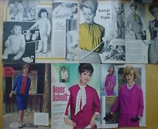 Neuer Schnitt 1963/08 w/Burda Vintage Umstandsmode Baby Bolero-Ensembles sexy 60