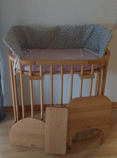 Babybay mit Matratze und Umrandung