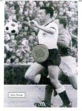 Hans Nowak  †   10x15 Reprofoto  DfB /Bayern/ Schalke  mit original Unterschrift