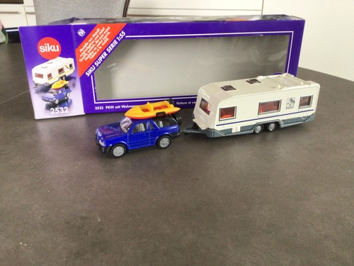 Siku pkw mit wohnwagen - siku,
