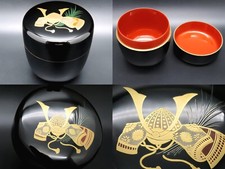 Japanische lackierte Teedose