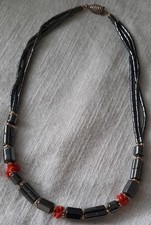 Kette - Collier -  Hämatit -