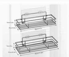 2 Regale/Ablagen ohne bohren NEU