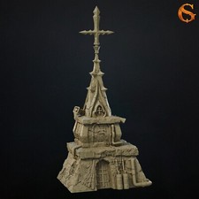 Grabenkreuzzug kompatibel Kampfkirche Hauptquartier 32mm Maßstab.
