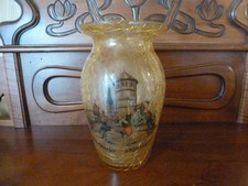 alte Blumenvase / Craquele Glas / Düsseldorf  / Düsseldorfer Radschläger