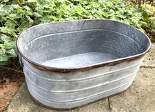 Shabby große Zinkwanne Wanne
