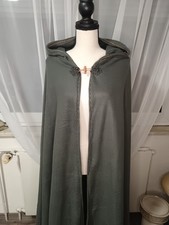 Mittelalter Kelten Umhang Cape mit grosser Kapuze