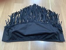 bruno banani Damen Bikini Obertail Fransen BH Schwarz Gr.36 A/B