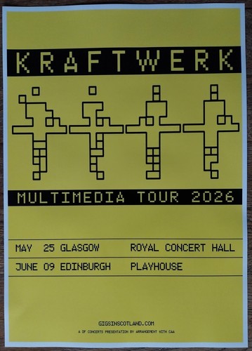 Kraftwerk concert poster - concert, –