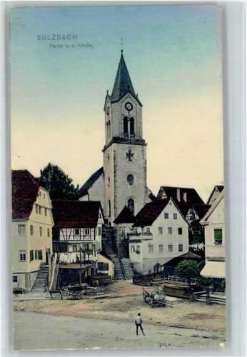 Sulzbach murr kirche bahnpost - murr,