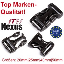 Steckschnalle-Klickschnalle-Gurtband-Schnalle "Airloc" 20mm|25mm|40mm|50mm