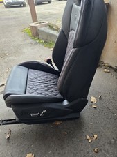 Audi A6 C8 S-Line,  Leder Schwarz mit roter Rautensteppung