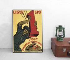 Poster SPD -Gegen Bürgerblock