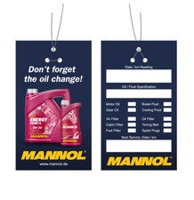 50x Ölzettel Ölwechselzettel