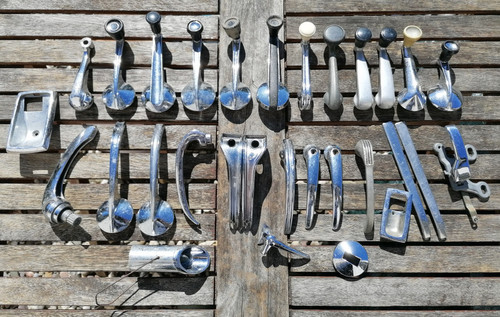 Oldtimer chrom fensterkurbeln - oldtimer,