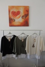 Neu T-Shirt Tunika Hängerchen