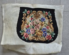 Vintage Petit Point Abend-Täschchen zum Fertigstellen