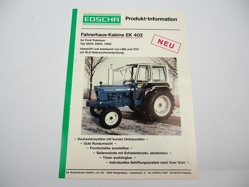 Original prospekt edscha ek402 - edscha,