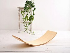 Balance Board Holz Balancierbrett Balanceboard Wobbleboard Kinder und Erwachsene