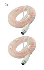 2x 1,75 m Radio Wurfantenne mit Koax-Kupplung UKW/FM Radio Zimmerantenne 68850