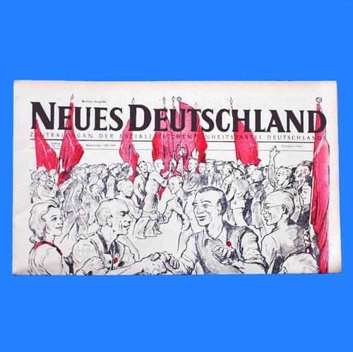 Ddr neues deutschland mai - deutschland, 1951