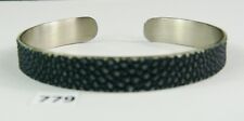 779) Rochenleder Armreif 1 cm