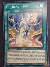 Goldene Regel Secret Rare Yugioh Neu deutsch BLMR Kristallungeheuer Deck Karte