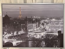 Leinwandbild Paris Bei Nacht